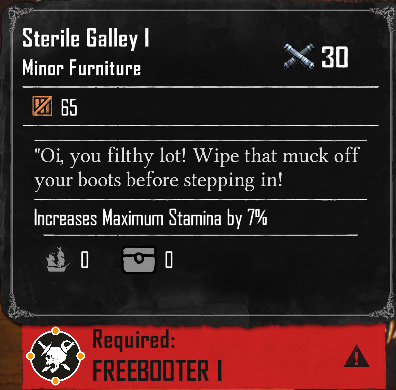 Sterile Galley I (Required:Freebooter 1)